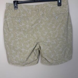 Ocean‎ & Coast Mens Khaki Tropical Leaf Ripstop Shorts Size 36 Tan Summer Beach